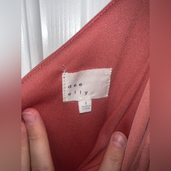 Dry Goods Rust Red Ruffle Mini Dress - Picture 3 of 4